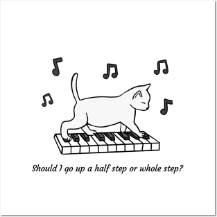 Music Theory Cat Posters and Art